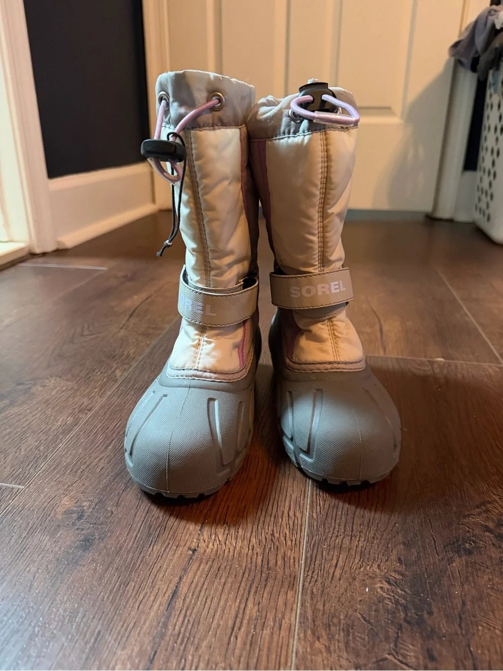 Sorel Kids Gray and Purple Winter Snow Boots